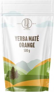 BrainMax Yerba Maté narancs, Yerba mate narancs, 500 g