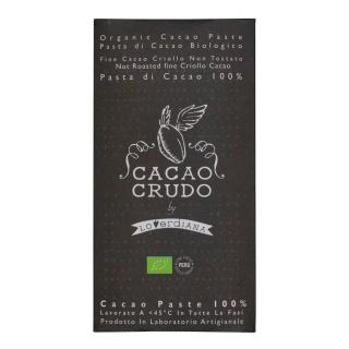 Cacao Crudo nyers étcsokoládé 100%, 50 g  *IT-BIO-006 tanúsítvány