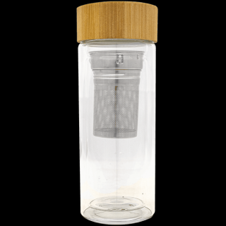 Cebador - Mate to Go üveg termosz szűrővel, 300 ml