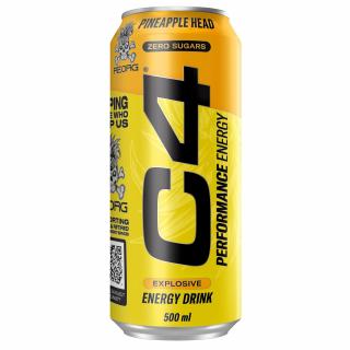 Cellucor C4 Performance Energy, Energiaital, Ananászfej, 500 ml