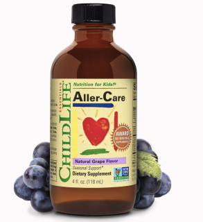 ChildLife Essentials Aller-Care, immunerősítő, grapefruit, 118 ml  Étrend-kiegészítő