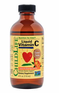 ChildLife Essentials Liquid C-vitamin, narancs, 118 ml