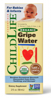 ChildLife Essentials Organikus Gripe Water puffadás elleni tisztítószer, 59 ml  Étrend-kiegészítő