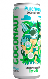 Coconaut Pure Young Coconut Water, kókuszvíz, 320 ml  *CZ-BIO-001 tanúsítvány