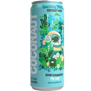 Coconaut Pure Young Coconut Water, szénsavas kókuszvíz, 320 ml