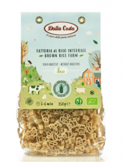 Dalla Costa - BIO gyermek gluténmentes tészta Farm rizs, 250 g  CZ-BIO-001 certifikát