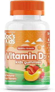 Doctor's Best Kid D3-vitaminja (60 D3-vitamin gyerekeknek), 60 nyúlós medve