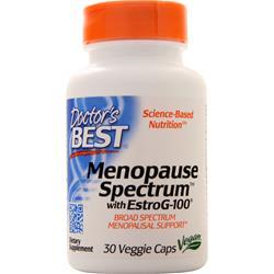 Doctor's Best menopauza-spektruma EstroG-100-val (menopauza), 30 gyógynövényes kapszula