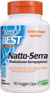 Doctors Best Natto-Serra, 90 gyógynövényes kapszula