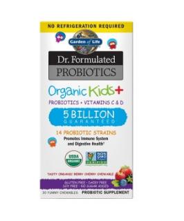 Dr. Formulált bio probiotikum gyerekeknek, erdei gyümölcs, 30 tabletta