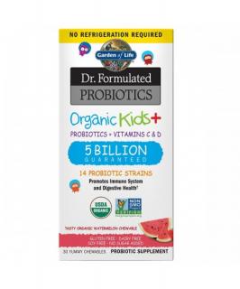 Dr. Formulált bio probiotikumok gyerekeknek, görögdinnye, 30 rágótabletta, nem igényel hűtést