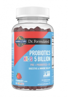Dr. Formulált probiotikumok gyerekeknek 5 milliárd eper 60 gumicukor