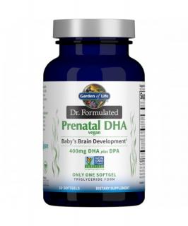 Dr. Formulált vegán prenatális DHA, omega 3 terhes nők számára, 30 kapszula
