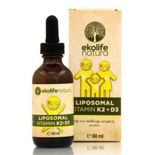 Ekolife Natura - K2 + D3 liposzómás vitamin 60ml (K2 + D3 liposzómás vitamin)