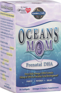 Életkert Óceánok Anya DHA, DHA cukorkák anyáknak, 30 puha gél