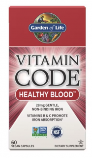 Életkert Vitaminkód Egészséges Vér, véregészség, 60 db növényi kapszula