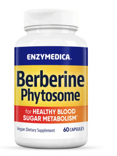 Enzymedica Berberine Phytosome, egészséges anyagcsere, 60 kapszula  Étrend-kiegészítő