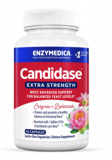 Enzymedica Candidase Extra Strength, húgyúti támogatás, 42 kapszula  Étrend-kiegészítő