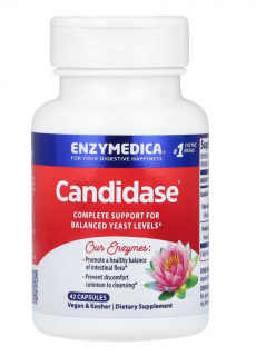 Enzymedica Candidase, húgyúti támogatás, 42 kapszula  Étrend-kiegészítő