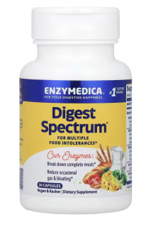 Enzymedica Digest Spectrum, emésztőenzimek, 30 kapszula  Étrend-kiegészítő