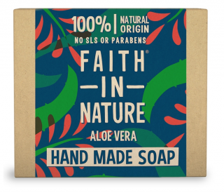 Faith in Nature, növényi szilárd szappan valódi Aloe Verával, 100g