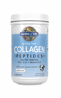 Garden of Life fűvel táplált kollagén peptidek, kollagén peptidek, 280 g
