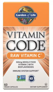 Garden of Life Vitamin Code Nyers C-vitamin, 60 db növényi kapszula