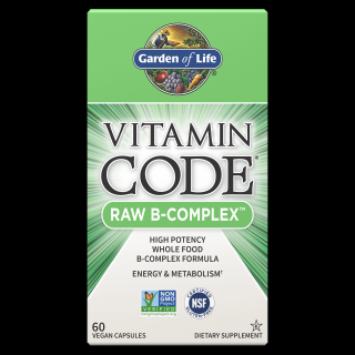 Garden of Life Vitamin Code RAW B-Complex, 60 kapszula