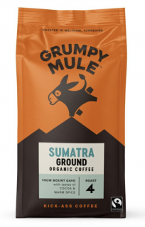 Grumpy Mule Sumatra darált kávé, 100% Arabica, őrölt kávé, bio, 200 g  *CZ-BIO-001 tanúsítvány