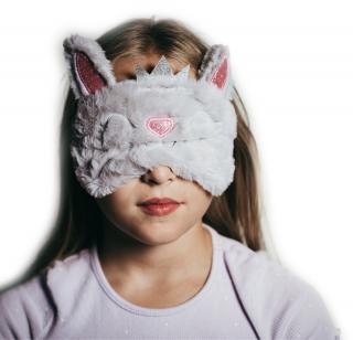 Gyermek alvó maszkok  Kényelmes gyermek alvómaszk népszerű mesefigurák motívumával. Színek: Cica, szürke