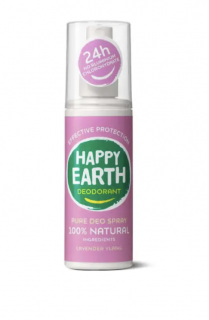 Happy Earth - Dezodor spray, levendula ylang, 100 ml