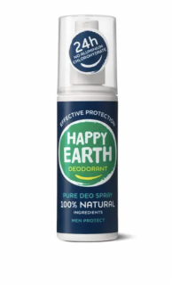 Happy Earth - Férfi dezodor spray, 100 ml