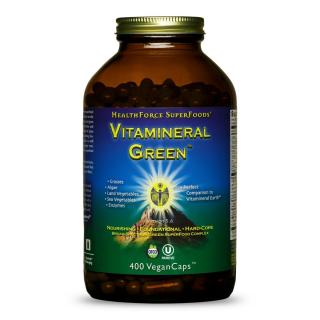 HealthForce Vitamineral Green™, 400 növényi kapszula
