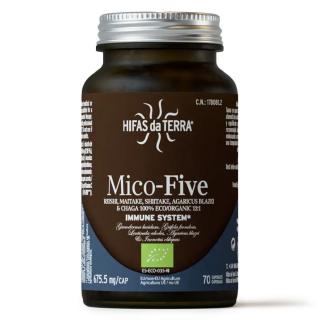 Hifas da Terra Mico-Five, immunerősítő, BIO, 70 kapszula  Étrend-kiegészítő