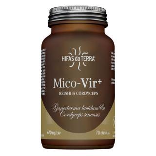 Hifas da Terra Mico-Vir+, Reishi és Cordyceps, 70 kapszula  Étrend-kiegészítő