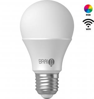 Intelligens BrainLight LED izzó, E27 menet, 11 W, WiFi, APP, szabályozható, színes