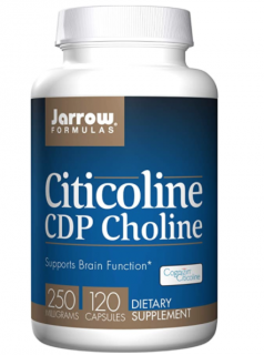 Jarrow formulák Citicoline (CDP kolin, Cognizine), 250 mg, 120 kapszula