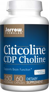 Jarrow formulák Citicoline (CDP -kolin, Cognizine), 250 mg, 60 kapszula