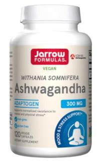 Jarrow Formulas Ashwagandha kivonat (Ashwagandha), 300 mg, 120 kapszula  Étrend-kiegészítő
