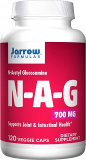 Jarrow Formulas NAG (N-acetil-D-glükózamin) 700 mg, 120 gyógynövény kapszula