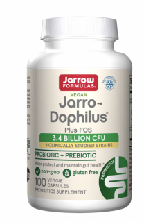 Jarrow Jarro-Dophilus® + FOS, 3,6 milliárd probiotikum, 6 probiotikus törzs, 100 növényi kapszula