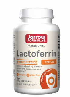 Jarrow Lactoferrin (laktoferrin), 250 mg, 30 db lágyzselé kapszula