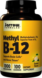 Jarrow Methyl B-12, 1000mcg, 100 rombusz