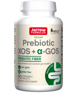 Jarrow Prebiotics XOS + α-GOS, 90 db rágótabletta