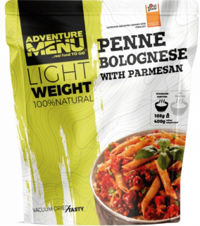 Kalandmenü - Penne bolognai szósszal és parmezánnal, normál adag, 400 g