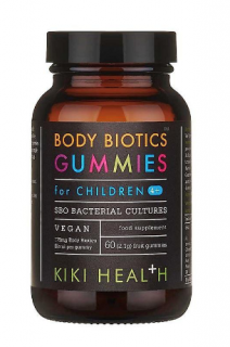 KIKI Health Body Biotics gyerekeknek (probiotikumok gyermekeknek), 175 mg, 60 gumicukor