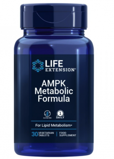 Life Extension AMPK Metabolic Formula, metabolikus aktivátor, 30 tabletta, EU
