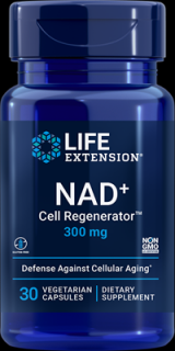 Life Extension NAD + (NIAGEN®) sejtregenerátor, nikotinamid-ribozid 300 mg, 30 növényi kapszula