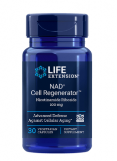 Life Extension NAD + sejtregenerátor, nikotinamid-ribozid, 100 mg, 30 kapszula