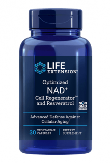 Life Extension optimalizált NAD + Cell Regenerator ™ és resveratrol, nikotinamid és resveratrol, 30 növényi kapszula